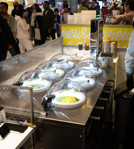 Máquina de Helados y Gelato Luneurs Bund IFC Store, Modelo MILES <span class=keywords><strong>GALAXY</strong></span> PRO V6 con Pantalla Frontal, Estilo Francés Familiar - Product Image 3