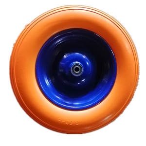 <span class=keywords><strong>ล้อ</strong></span>โฟม PU แบบไม่มียางใน ขนาด 14 X3.50-8 สำหรับรถเข็น รุ่นใหม่ ปี 2026  บุชชิ่ง 12 มม. สำหรับตลาดยุโรป - Product Image 1