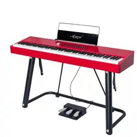 Aiersi Merek Profesional Piano Listrik 88 Kunci Tertimbang Keyboard Piano Digital Pedal Ekstensi Piano untuk Dijual