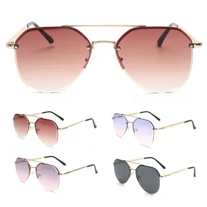 2024 Sunglasses Female Luxury Custom Premium Shades Women Designer Mens Metal Sunglasses