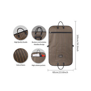 Impresión personalizada del logotipo polvo Oxford <span class=keywords><strong>viaje</strong></span> negocios <span class=keywords><strong>ropa</strong></span> traje bolsa <span class=keywords><strong>ropa</strong></span> cubierta hombre bolsas <span class=keywords><strong>de</strong></span> almacenamiento con asa <span class=keywords><strong>de</strong></span> cuero - Product Image 2