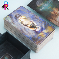 Impression de cartes de tarot personnalisées de haute qualité, cartes d'oracle, jeu de cartes de tarot personnalisé avec dépliant d'instructions