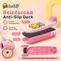 Vélo d'équilibre pour bébé Luddy Wholesale OEM B.Duck, 1,6 kg, léger, jouet à roulettes pour tout-petits, 4 roues, cadeau de premier anniversaire, âge 1-3 ans