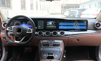 Tableau de bord numérique triple de 38,5 pouces pour Mercedes Classe E W213 2016-2020, écran tactile pour voiture, GPS, CarPlay, Android, DSP, 4G, prêt à l'emploi