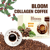 Café protéiné de haute qualité à marque privée, collagène et probiotiques, avec collagène, favorise la croissance musculaire, soutient l'énergie