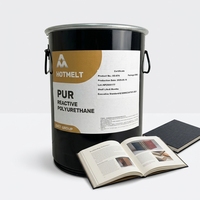 Adhésif thermofusible en polyuréthane PUR, pâte blanche, haute viscosité, viscosité stable, forte adhérence pour la reliure de livres, 160-180