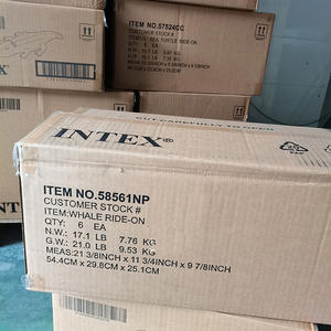 <span class=keywords><strong>INTEX</strong></span> 58561 Big Black Whale Mount Juguetes inflables de agua para niños Flotador de natación grande para adultos - Product Image 3