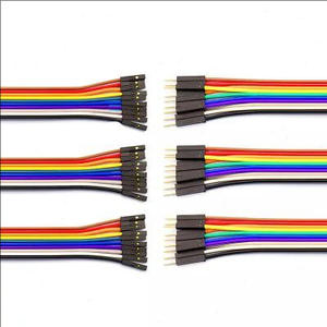 كابل دوبونت ومشروع أردوينو 10 إلى 40 دبوس عازل نايلون من كلوريد البولي فينيل إلى الإناث من الذكور إلى الإناث للتطبيقات الإلكترونية - Product Image 1