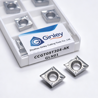 Plaquette de tournage en carbure d'aluminium et de cuivre Ginley CCGT 060202 CCGT 09 09T304 120412 CCGT09T302 CCGT09T304 CCGT120404 AK