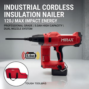 MIRAX 120J Cloueur sans fil haute puissance pour isolation, pour fixations de 30-250 mm, outil d'isolation pour murs en béton, compatible avec Makita Spit - Product Image 1