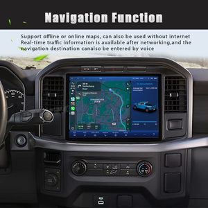 JIUTREE Autoradio 13 pouces Android pour Ford F150 2021-2025 Stéréo sans fil Carplay Android Auto Écran tactile Navigation GPS - Product Image 4