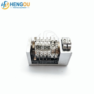 Máquina de numeración de 6 dígitos Cicero 4x8, tipo gótico hacia atrás, últimos 2 bits, máquina de impresión Offset ajustable, piezas de repuesto - Product Image 5