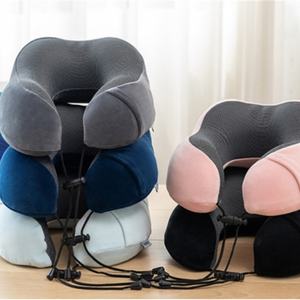 Almohada de Viaje en Forma de U de Espuma Viscoelástica, Almohada Cervical para la Oficina, en Oferta - Product Image 2