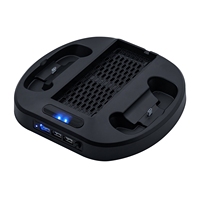 Estación de soporte de carga Vertical con ventilador de refrigeración para consola Xbox Series S, con puertos USB adicionales, controlador Xbox Series S