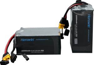 Herewin 14S 51.8V 22000mAh 20C NCM LiCoO2 고출력 리튬폴리머 배터리 (농업 및 훈련용 드론 UAV) - Product Image 6
