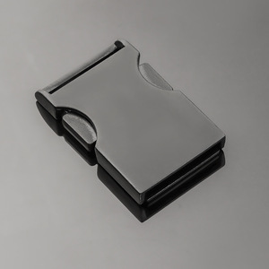 Hebilla de liberación lateral de aleación negra y plateada, duradera, para bolsos, accesorios para bolsos Q217 25 - Product Image 2