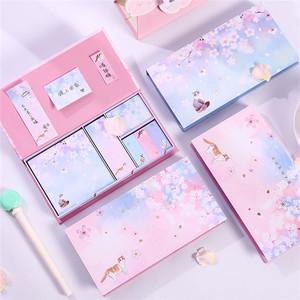 Pháp Cung Cấp Đồ Dùng Văn Phòng Phẩm Danh Sách Học Sinh Quà Tặng Ghi Chú Sách Giấy Tờ Cô Gái Tùy Chỉnh Dễ Thương Hàng Tuần Ghi Chú Dính - Product Image 3