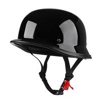 Casco Retro Abierto Estilo Segunda Guerra Mundial, Material ABS para Motociclismo, Protección de Cabeza Novedosa, Cascos Para Moto
