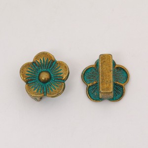 Cuentas Deslizantes <span class=keywords><strong>de</strong></span> Aleación <span class=keywords><strong>de</strong></span> Zinc con Diseño <span class=keywords><strong>de</strong></span> Pétalo Radiante, Acabado Bronce Antiguo, Base Plana <span class=keywords><strong>para</strong></span> Fabricación <span class=keywords><strong>de</strong></span> Pulseras <span class=keywords><strong>de</strong></span> Cordón <span class=keywords><strong>de</strong></span> <span class=keywords><strong>Cuero</strong></span> - Product Image 6