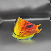 Visière de remplacement et lentille de protection solaire supplémentaire pour casque ouvert LS2 OF562, modèle Airflow Sphere Lux