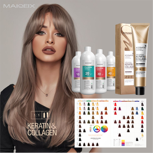 Яркая стойкая краска для волос без аммиака с травяными маслами, закрашивающая седину, для профессионального использования в салонах, для мужчин и женщин - Product Image 1