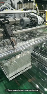 Cường độ cao sóng ánh sáng mặt trời tấm/tấm mái trong suốt/roofsheet nhựa rõ ràng - Product Image 6