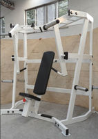 Banc de déclin en acier Iso-Lateral pour une musculation sûre Entraînement efficace du dos et de la poitrine avec fonctionnalité des bras