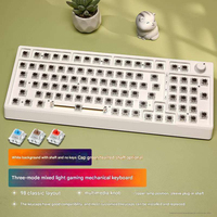 Teclado Mecánico HJSDZHI H98 de 98 Teclas, Tri-Modo, Intercambiable en Caliente, Teclas PBT, Full N-Key Rollover, para Oficina y Juegos