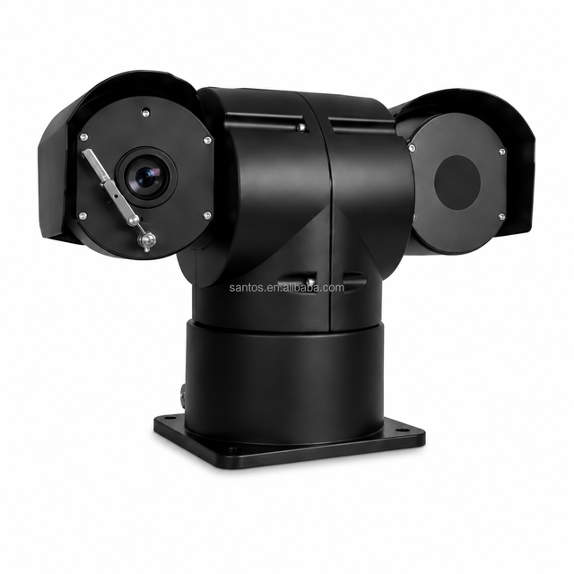 High Sensitivity Thermal PTZ Camera 12um Sensor 10Km Detection Range Airport Security Monitoring System
