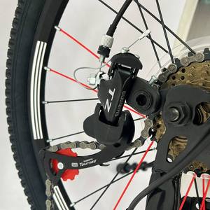 Bicicletta da Montagna TENGMAO Leggera e Resistente, 26 Pollici, Nera e Rossa, per Adulti, Ideale per Ciclismo Fuoristrada - Product Image 2
