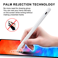 ID715 pena sentuh untuk Apple pensil Palm Rejection magnetik adsorpsi Stylus pena untuk Ipad Tablet Stylus