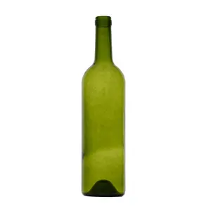 Ustom-botella de vino tinto burdeos, bote de 375ml con logotipo de color, cabernets Zinfandels