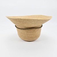 Sombreros de Paja Natural Personalizados, Sombreros Cloche de Rafia de Lujo para Mujer, Sombrero de Pesca, Sombrero de Playa, Sombrero de Paja Tejido a Crochet