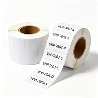 Étiquettes à données variables Haoxuan OEM, papier semi-brillant, impression numérique, autocollants adhésifs pour la gestion des informations produit