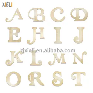 Xieli China Wholesale OEM ODM Diy Wood Crafts 26 English Wooden Alphabet Letters Wall Signs