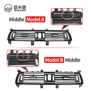 Grille de ventilation intérieure de climatisation avant et arrière de voiture, panneau de sortie, plaque chromée pour <span class=keywords><strong>BMW</strong></span> Série 7 F01 F02 730 735 740 - Product Image 2