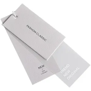 clothing accessories Wholesale Custom Hang Tag Garment Paper Hang tags For Clothing Own Logo