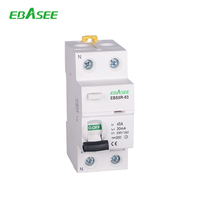 EBASEE 16A-00A Disjoncteur différentiel de type A AC S 2 pôles 4P 10mA 30mA 100mA 300mA 40A 63A RCCB