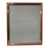 Filter Udara HEPA Suhu Tinggi dengan Pemisah Aluminium dan Rangka Baja Tahan Karat untuk Sistem Oven Pengerasan Material Komposit
