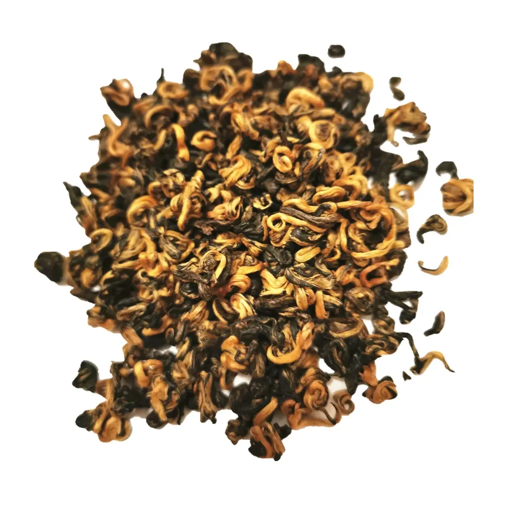 Yunnan Biluochun Black Tea Qu Luo Organic China Black Tea Hong Luo Loose Leaf Yunnan Dian Hong Bi Luo Chun Black Tea Leaves