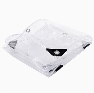 Outdoor Vinyl Curtain Clear Heavy Duty Waterproof <strong>Transparent</strong> Tarp with Grommets <strong>for</strong> Patio Gazebo Balcony <strong>Pergola</strong> - Product Image 1