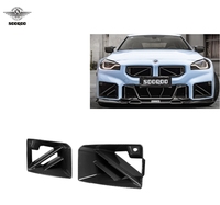SQ Design Prepreg Entrées d'air de pare-chocs avant en fibre de carbone pour BMW M2 G87 2023 +