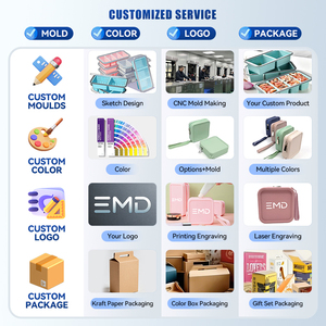 Contenedor <span class=keywords><strong>de</strong></span> Alimentos Personalizado <span class=keywords><strong>de</strong></span> Acero Inoxidable 304 con Tapa <span class=keywords><strong>de</strong></span> <span class=keywords><strong>Silicona</strong></span> <span class=keywords><strong>de</strong></span> 20 cm, Doble Compartimento, Apto para Microondas, Venta al por Mayor del Fabricante - Product Image 2