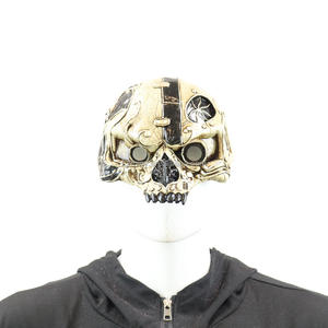 หน้ากากกะโหลกสไตล์สตีมพังก์กอธิคสำหรับงานเต้นรำสวมหน้ากาก งานปาร์ตี้ หน้ากากพลาสติกสำหรับฮาโลวีน หน้ากากธีมนักบินอวกาศสุดหลอน - Product Image 6