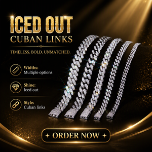 Bracelet en argent sterling 925 avec moissanite, chaîne cubaine Miami entièrement pavée, 5mm 7mm 9mm 12mm 15mm, personnalisable, vente en gros - Product Image 5