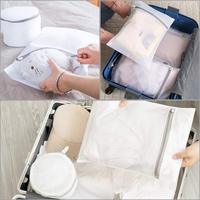Sacs à linge de haute qualité avec logo personnalisé Produits les plus vendus Filet à linge en maille à fermeture éclair