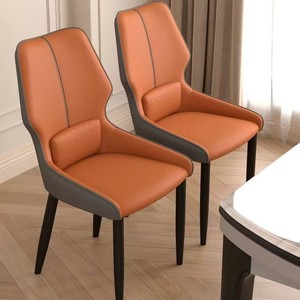 Chaise de salle à manger moderne de luxe en gros, design élégant en cuir pour la maison, les loisirs, l'hôtel, la <span class=keywords><strong>table</strong></span> à thé ou les réunions - Chaise de style simple - Product Image 3
