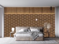 Panneaux muraux acoustiques en bois à lattes, prix raisonnable, fabrication standard chinoise