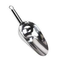 Pelle à glace OEM en acier inoxydable épaissie, spéciale pour les salons de thé, pelle à fruits secs et à thé