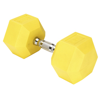 Haltères hexagonaux colorés en TPE de 2,5 à 50 kg à prix de gros pour l'entraînement musculaire des bras, antidérapants et durables